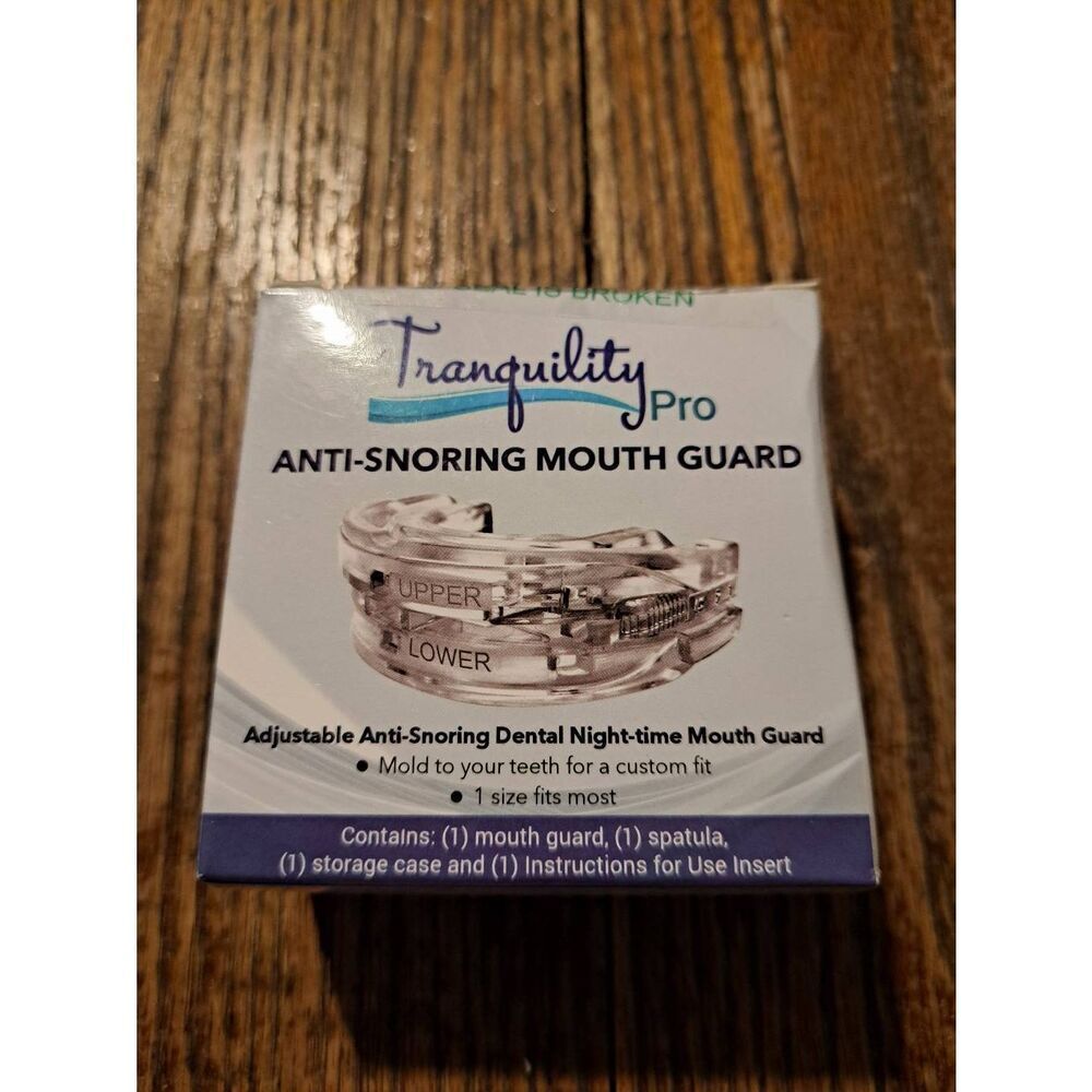 Pro Solution Tranquility Pro Anti Snoring Mouth Guard Dental Night Sleep Aid
